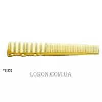 Y.S.PARK YS-232/B2 Combs Normal Type Camel - Гнучкий гребінець для стрижки, янтарний