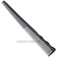 Y.S.PARK YS-254 B2 Combs Soft Type Flex Carbon - Супергнучкий гребінець для стрижки, чорний