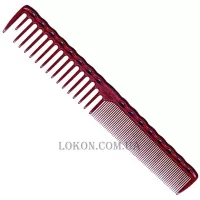 Y.S.PARK Cutting Combs YS-332 Red - Гребінець для стрижки волосся середньої довжини, червоний