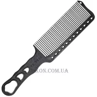 Y.S.PARK YS-282 Clipper Comb Soft Carbon - Гребінець для тушовки, чорний