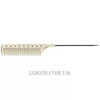 Y.S.PARK YS-108 Tail Combs White - Гребінець з металевим хвостиком, білий