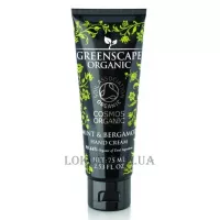 GREENSCAPE ORGANIC Hand Cream Mint & Bergamot - Крем для рук "М'ята та бергамот"