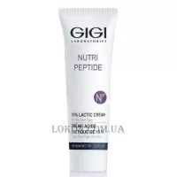 GIGI Nutri-Peptide 10% Lactic Cream - Пептидний крем з 10% молочною кислотою