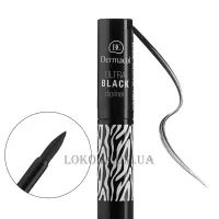 Dermacol Make-Up Black Sensation Ultra Black Dipliner - Рідка підводка для очей "Чорна"