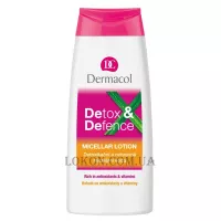 DERMACOL Detox & Defence Micellar Lotion - Міцелярна вода "Детоксикація та захист"