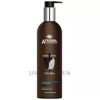 ANGEL Professional Black Angel Hair and Body Wash - Чоловічий гель для волосся та тіла з екстрактом перцевої м'яти