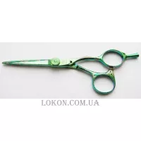 SUNTACHI 09 Pattern Green 5.5" - Перукарські ножиці