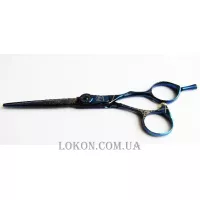 SUNTACHI 09 Pattern Blue 5.0" - Перукарські ножиці