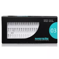 NASTELLE Eyelashes - Індивідуальні вузликові вії, середні