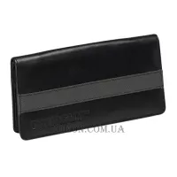 TONI&GUY Grey&Black Leather Scissor Case - Сумка для ножиць, шкіра, сіро-чорна