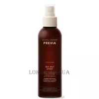 PREVIA Natural Haircare Style&Finish Sea Salt Spray - Сольовий спрей