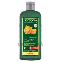 LOGONA Volume Shampoo Honey Beer - Біо-шампунь для об'єму "Мед та пиво"