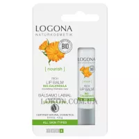 LOGONA Rich Lip Balm Bio Calendula - Поживний біобальзам для губ "Календула"