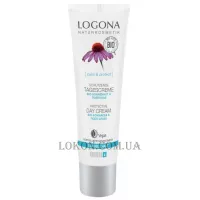 LOGONA Protective Day Cream Echinacea - Денний захисний біо-крем для обличчя "Ехінацея"