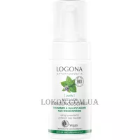 LOGONA Cleansing Foam Organic Mint - Пінка для вмивання жирної та комбінованої шкіри "М'ята та саліцилова кислота"