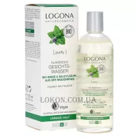 LOGONA Facial Toner Organic Mint - Очищуючий тонік для нормальної та комбінованої шкіри 