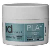 ID HAIR Elements Xclusive Play Control Wax - Віск сильної фіксації