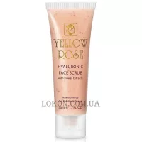 YELLOW ROSE Hyaluronic Face Scrub - Скраб для обличчя з гіалуроновою кислотою та квітковими екстрактами