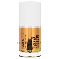 SANTE 2in1 Base & Top Coat - Основа та закріплювач лаку 2 в 1