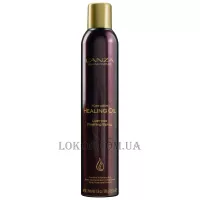 L'ANZA Keratin Healing Oil Lustrous Finishing Spray - Лак для блиску волосся