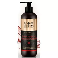 DE LUXE Argan Keratin Leave In Cream - Незмивний крем з кератином