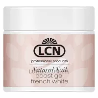 LCN Natural Nail Boost Gel French White - Білий гель для ламінування у стилі френч