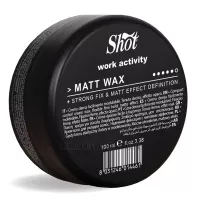 SHOT Work Activity Mat Wax - Віск матовий