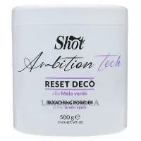 SHOT Ambition Tech Bleaching Powder - Освітлююча пудра з ароматом зеленого яблука