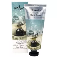 FARMSTAY Visible Difference Hand Cream Black Pearl - Крем для рук з екстрактом чорних перлів