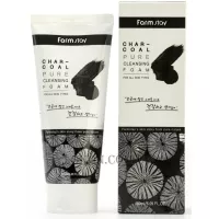 FARMSTAY Charcoal Pure Cleansing Foam - Пінка для вмивання з деревним вугіллям