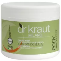 DR KRAUT Foot Cream with Shea Butter and Mint - Освіжаючий крем для ніг