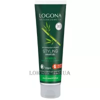 LOGONA Styling Hair Gel - Біо-гель для стайлінгу та блиску волосся