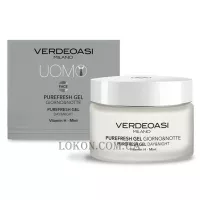 VERDEOASI Uomo Purefresh Gel Day&Night - Чоловічий денний та нічний гель для обличчя