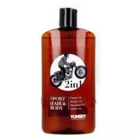 YUNSEY Sport Hair&Body - Шампунь-гель для чоловіків з протеїнами та рослинними екстрактами для щоденного використання