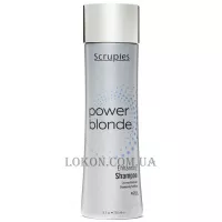 SCRUPLES Power Blonde Enhancing Shampoo - Зміцнюючий безсульфатний шампунь для світлого волосся