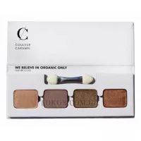 COULEUR CARAMEL 4 Eye Shadow Case - Палетка тіней