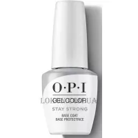 OPI GelColor Stay Strong Base Coat - Базове покриття для гель-лаку