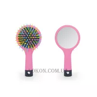 PERFECT BEAUTY Rainbow Mirror Pink - Щітка для волосся "Дзеркальний дощ", рожева