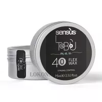 SENSUS Tabu Man Flex Wax 40 - Матовий віск сильної фіксації