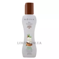 BIOSILK Silk Therapy Organic Coconut Oil Leave In Treatment - Незмивна сироватка з маслом кокосу