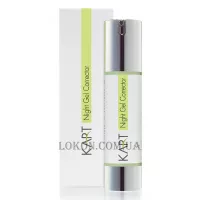 KART Clear&Matte Night Gel Corrector - Коригуючий нічний гель