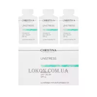 CHRISTINA Unstress Pro-Biotic Day Cream SPF-15 sachets kit - Денний крем з пробіотичною дією SPF-15 (30 саше)