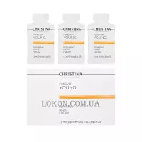 CHRISTINA Forever Young Repairing Night Cream sachets kit - Відновлюючий нічний крем (30 саше)