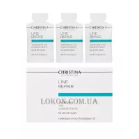 CHRISTINA Line Repair Theraskin+HA Concentrate sachets kit 30 - Краплі зволожуючі з НА для всіх типів шкіри (30 саше)