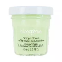 BLANCREME Mousse Mask with Green Tea Cucumber - Маска-мус "Зелений чай та огірок"