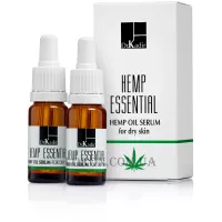 Dr. KADIR Hemp Essential Oil Serum for Dry Skin - Масло-сироватка з естрактом канабісу для сухої шкіри