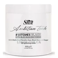 SHOT Ambition Tech 10 Tones Black Bleaching Powder - Освітлюючий чорний порошок