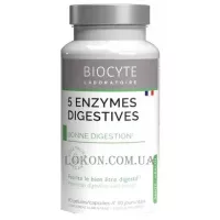 BIOCYTE Longevity 5 Enzymes - Харчова добавка для поліпшення травлення