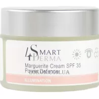 SMART4DERMA Illumination Marguerite Cream SPF35 Power Defence - Денний крем з екстрактом маргаритки SPF-35