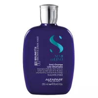 ALFAPARF Semi Di Lino Brunette Anti-Orange Low Shampoo - Шампунь для каштанового та темного волосся